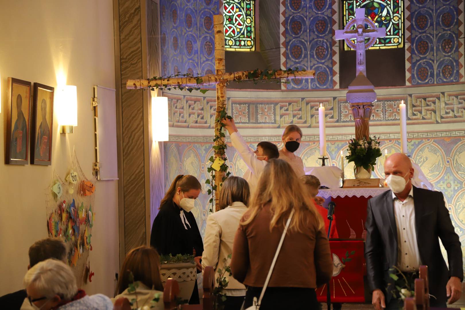 Abendmahlsgottesdienst der Konfirmanden in der St. Franziskuskirche