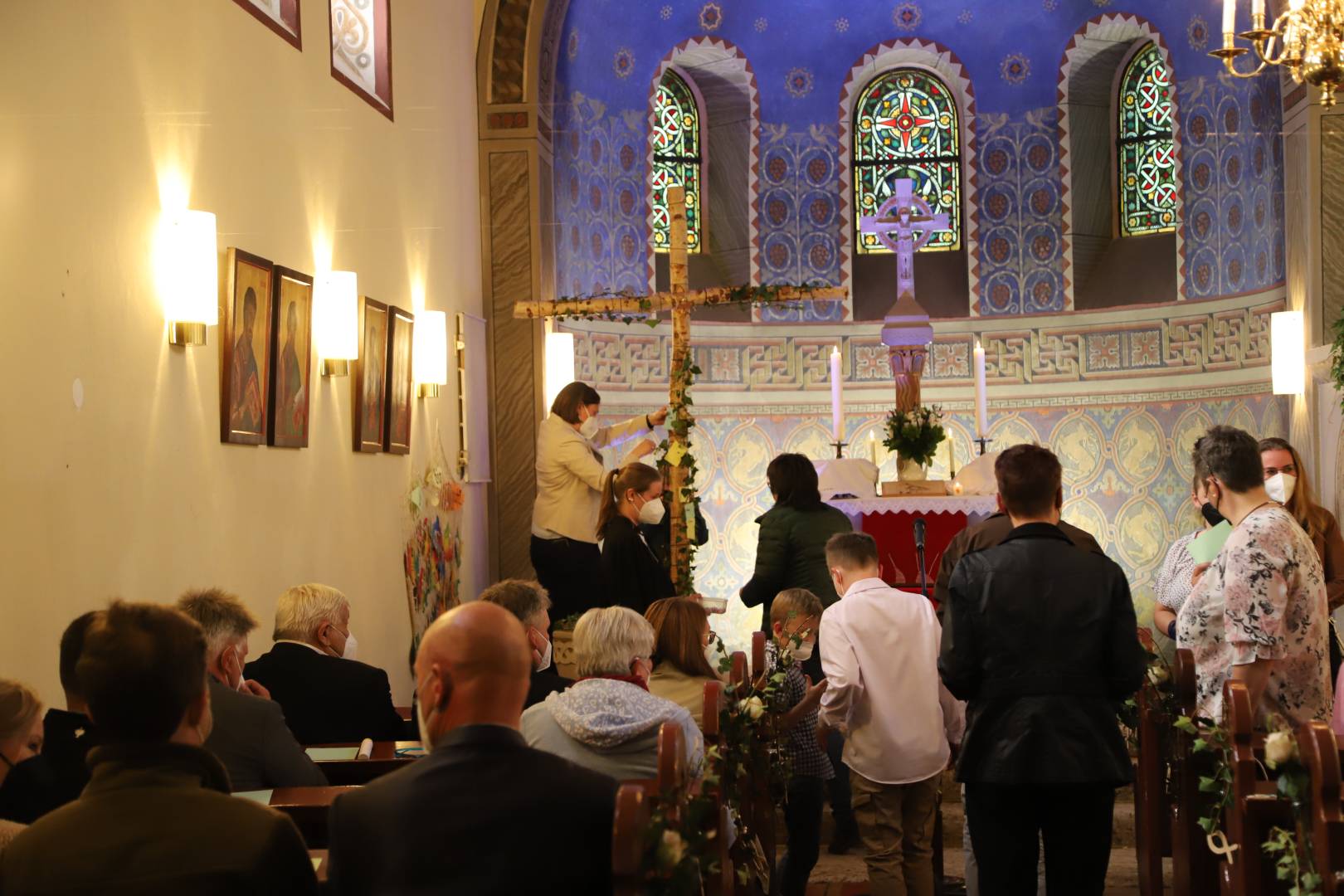 Abendmahlsgottesdienst der Konfirmanden in der St. Franziskuskirche