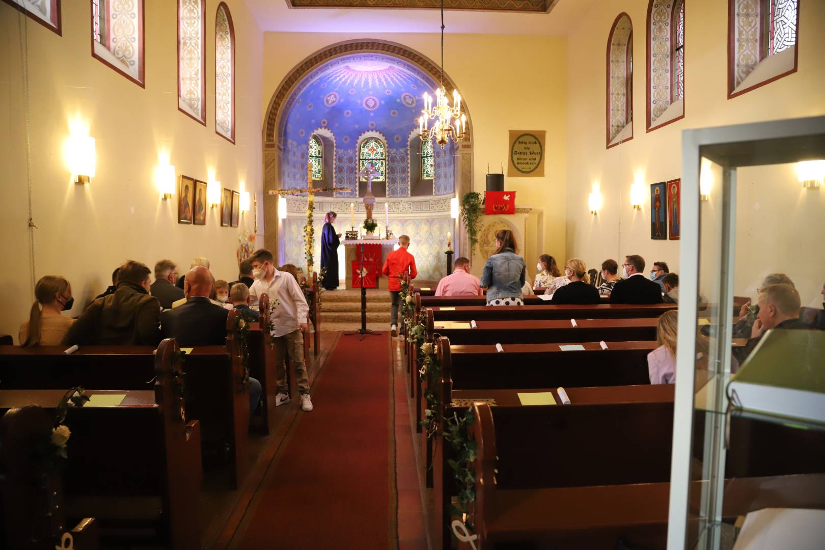 Abendmahlsgottesdienst der Konfirmanden in der St. Franziskuskirche