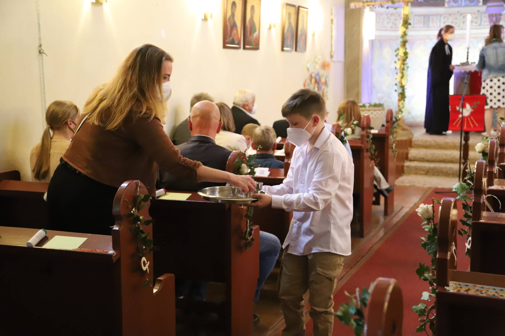 Abendmahlsgottesdienst der Konfirmanden in der St. Franziskuskirche