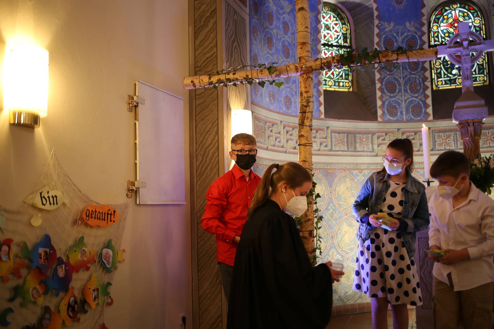 Abendmahlsgottesdienst der Konfirmanden in der St. Franziskuskirche