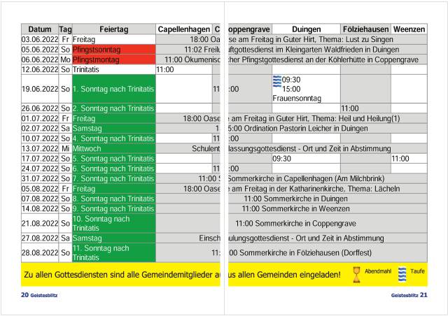 Gemeindebrief Juni 2022 - August 2022