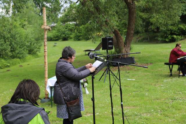 Himmelfahrtsgottesdienst am Humboldtsee mit viel Gesang