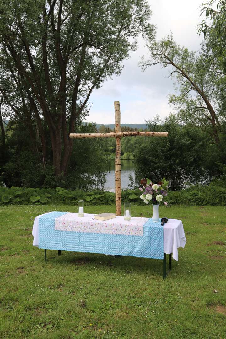 Himmelfahrtsgottesdienst am Humboldtsee mit viel Gesang