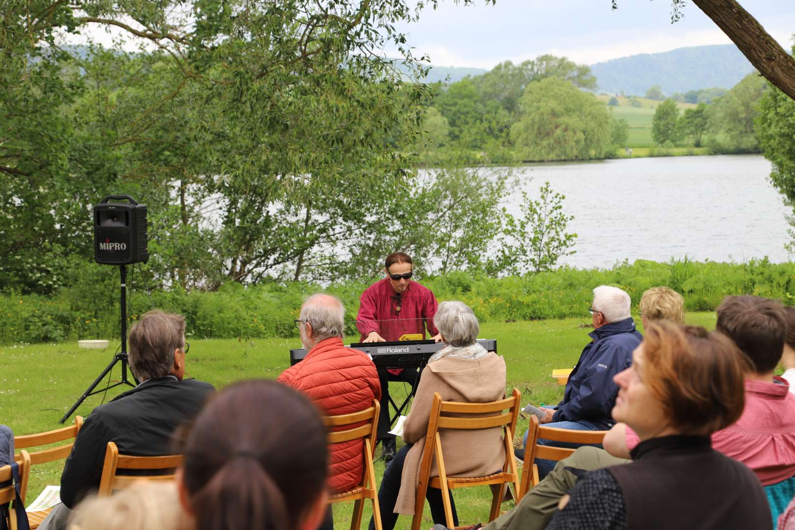 Himmelfahrtsgottesdienst am Humboldtsee mit viel Gesang