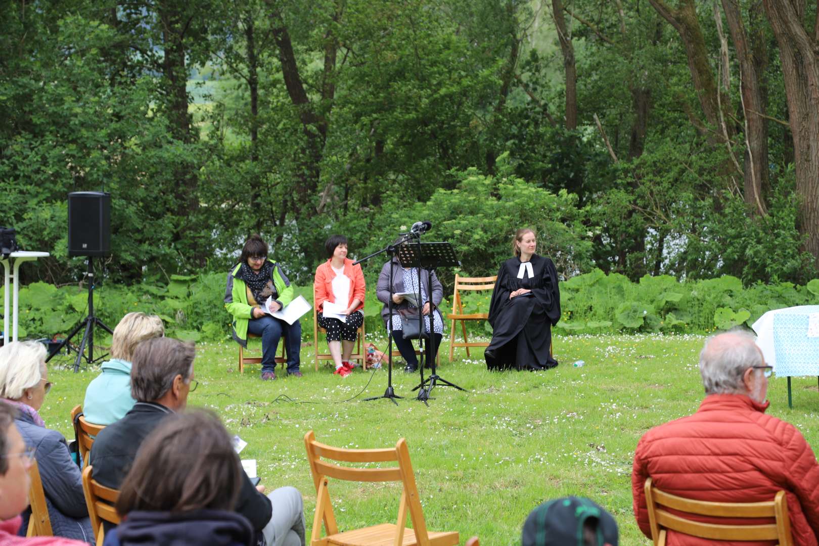 Himmelfahrtsgottesdienst am Humboldtsee mit viel Gesang