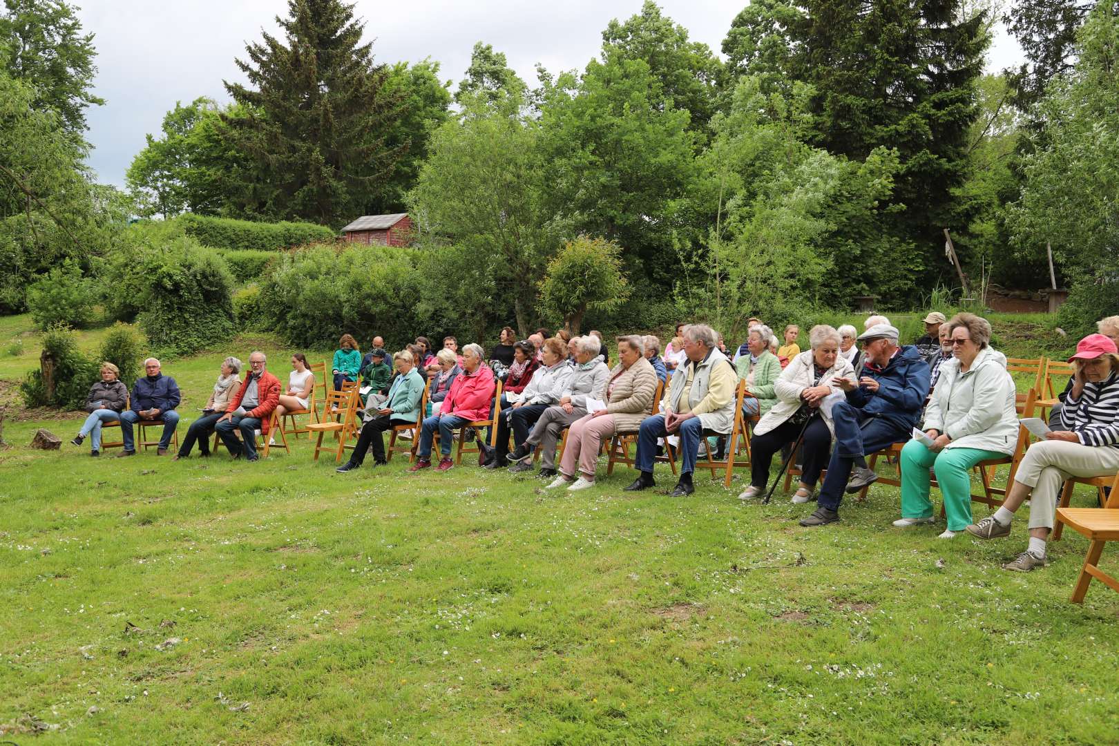 Himmelfahrtsgottesdienst am Humboldtsee mit viel Gesang