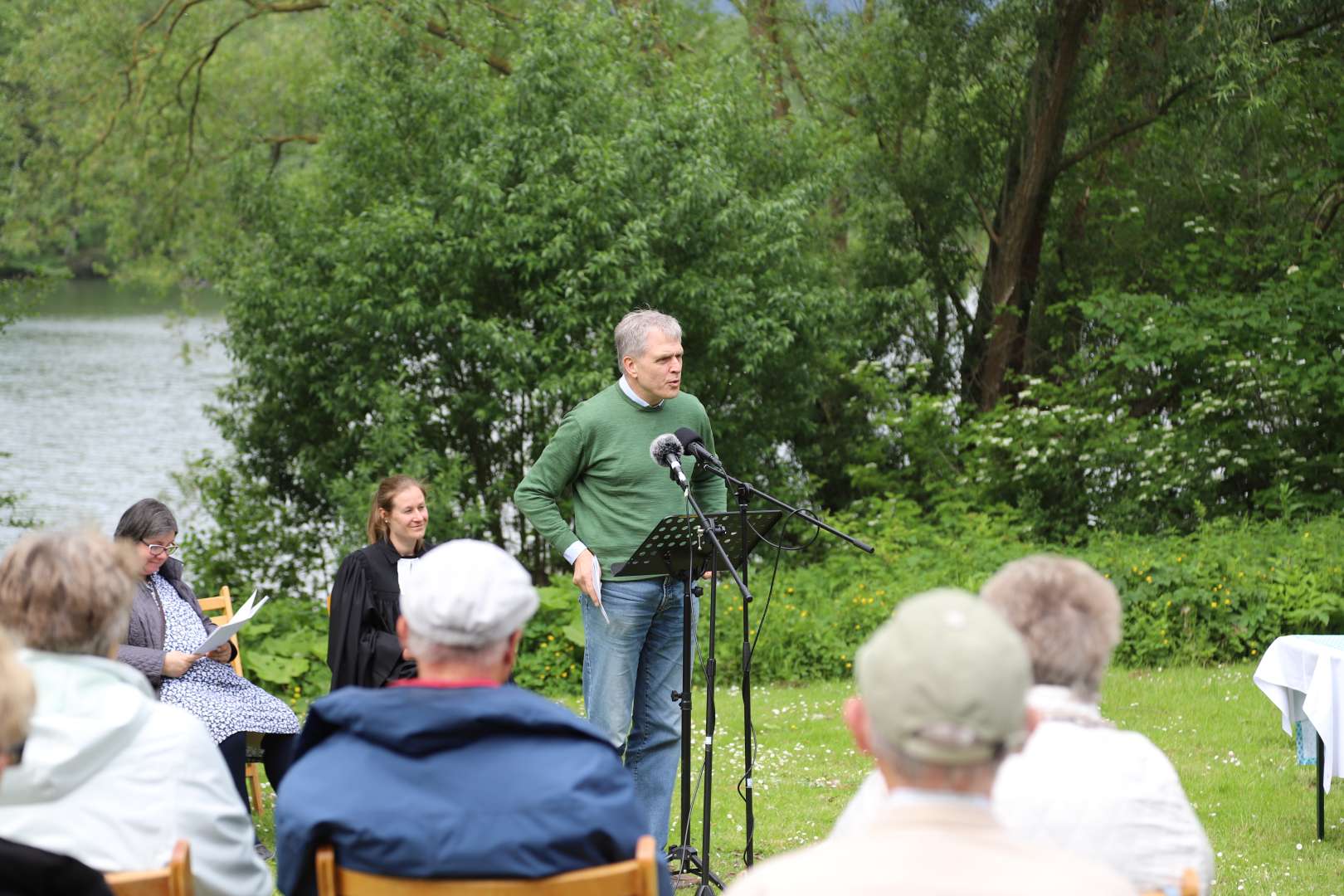 Himmelfahrtsgottesdienst am Humboldtsee mit viel Gesang