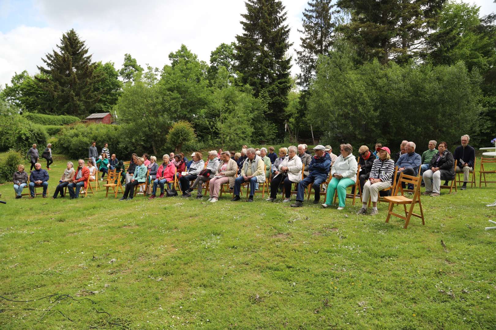 Himmelfahrtsgottesdienst am Humboldtsee mit viel Gesang