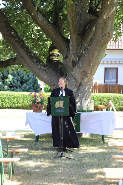 Sommerkirche im Rahmen des Familienfestes der Feuerwehr Coppengrave