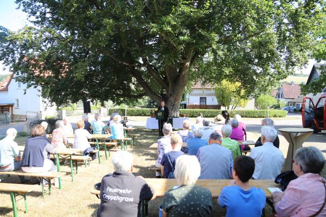 Sommerkirche im Rahmen des Familienfestes der Feuerwehr Coppengrave