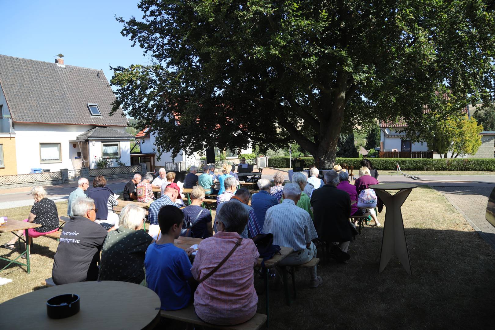 Sommerkirche im Rahmen des Familienfestes der Feuerwehr Coppengrave