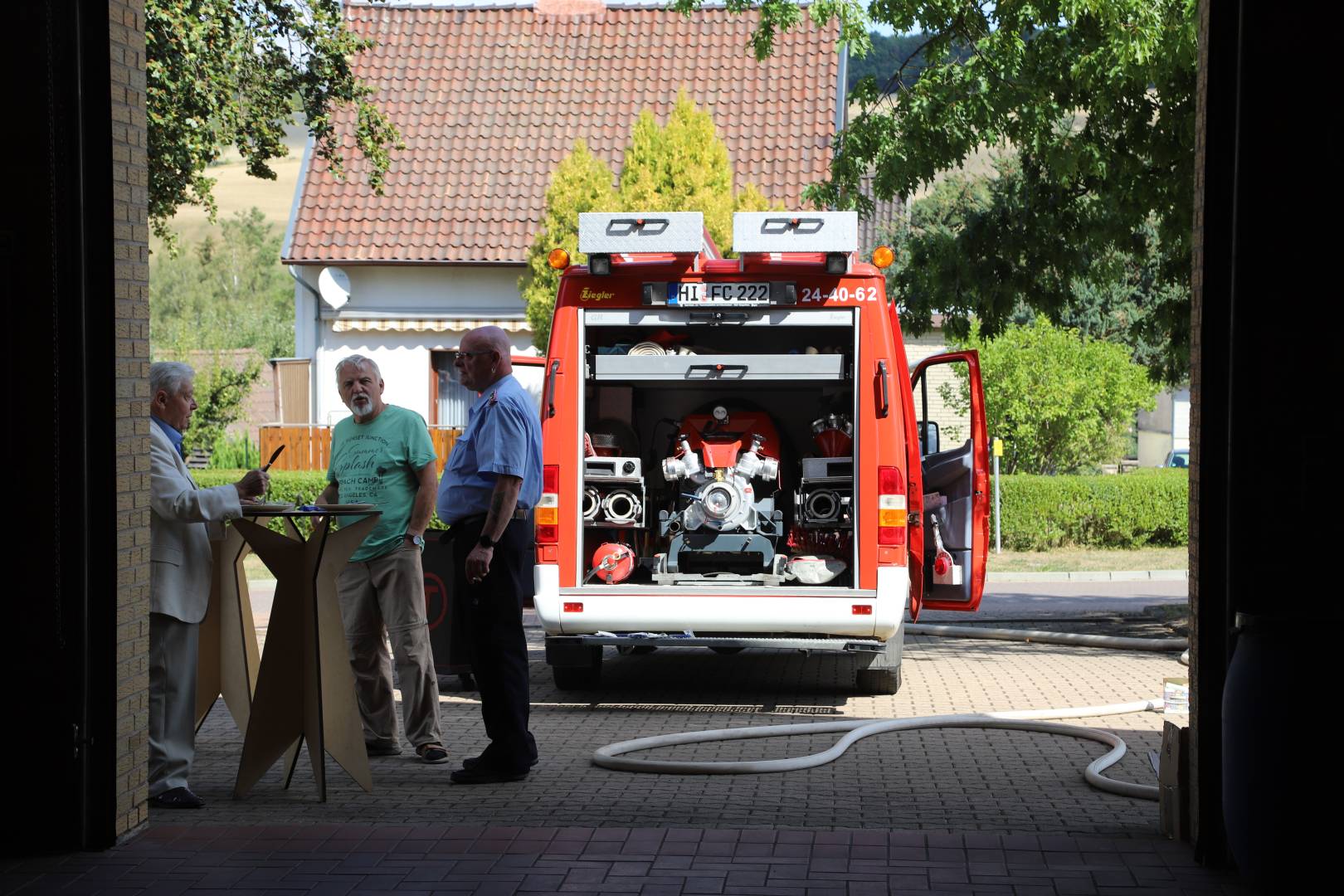 Sommerkirche im Rahmen des Familienfestes der Feuerwehr Coppengrave