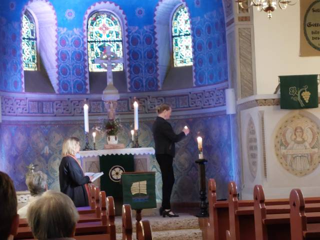 Lektorin Birgit Heuerding hielt Gottesdienst in der St. Franziskuskirche