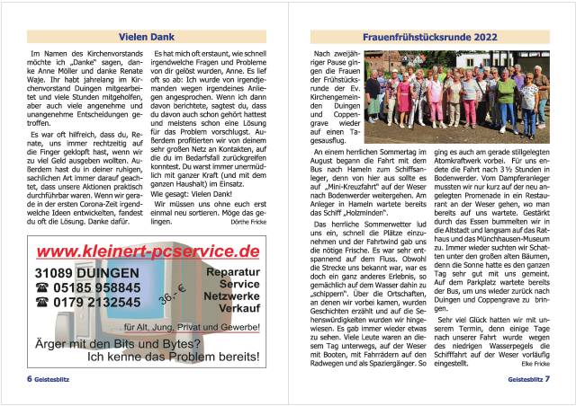 Gemeindebrief Dezember 2022 - Februar 2023