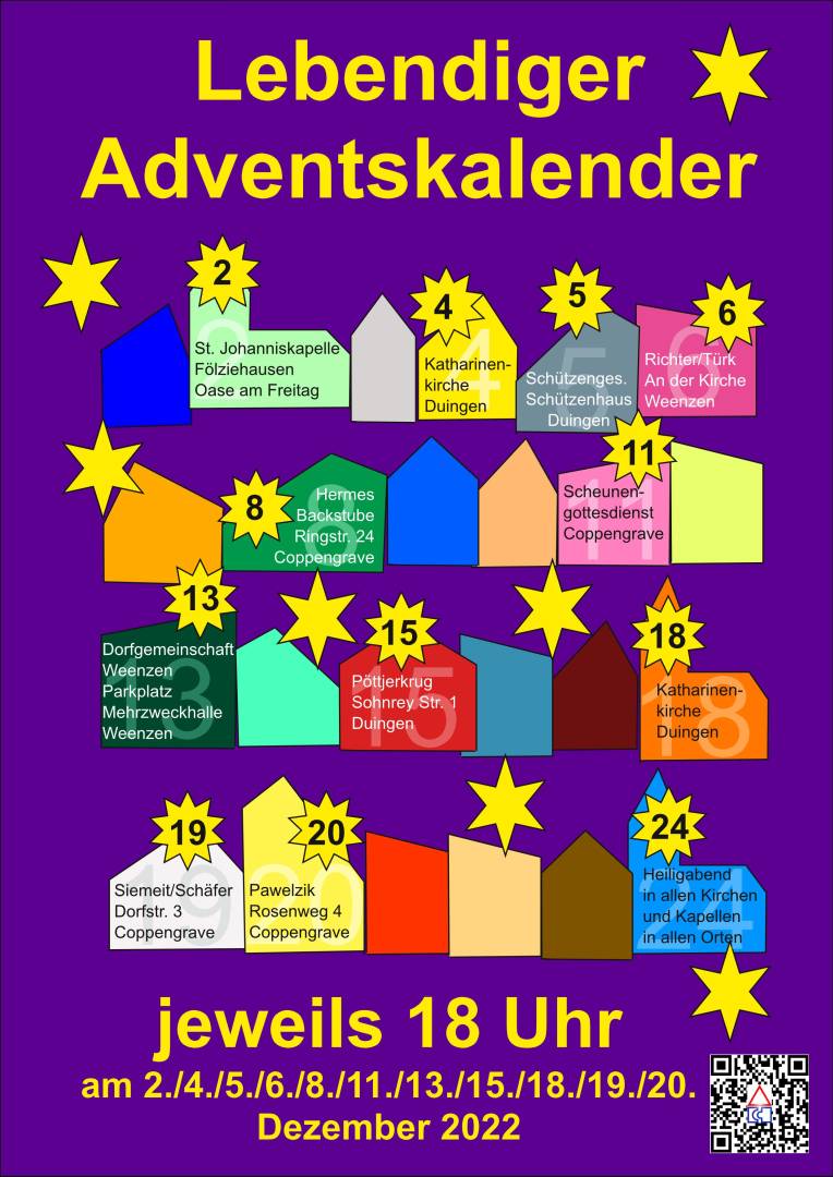 Lebendiger Adventskalender