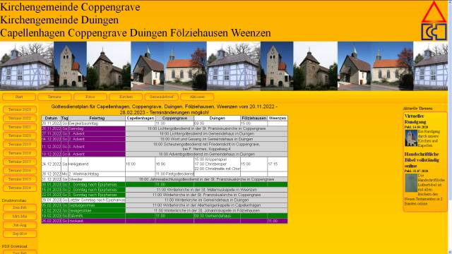 Terminplan Dez 22 - Feb 23 aktualisiert