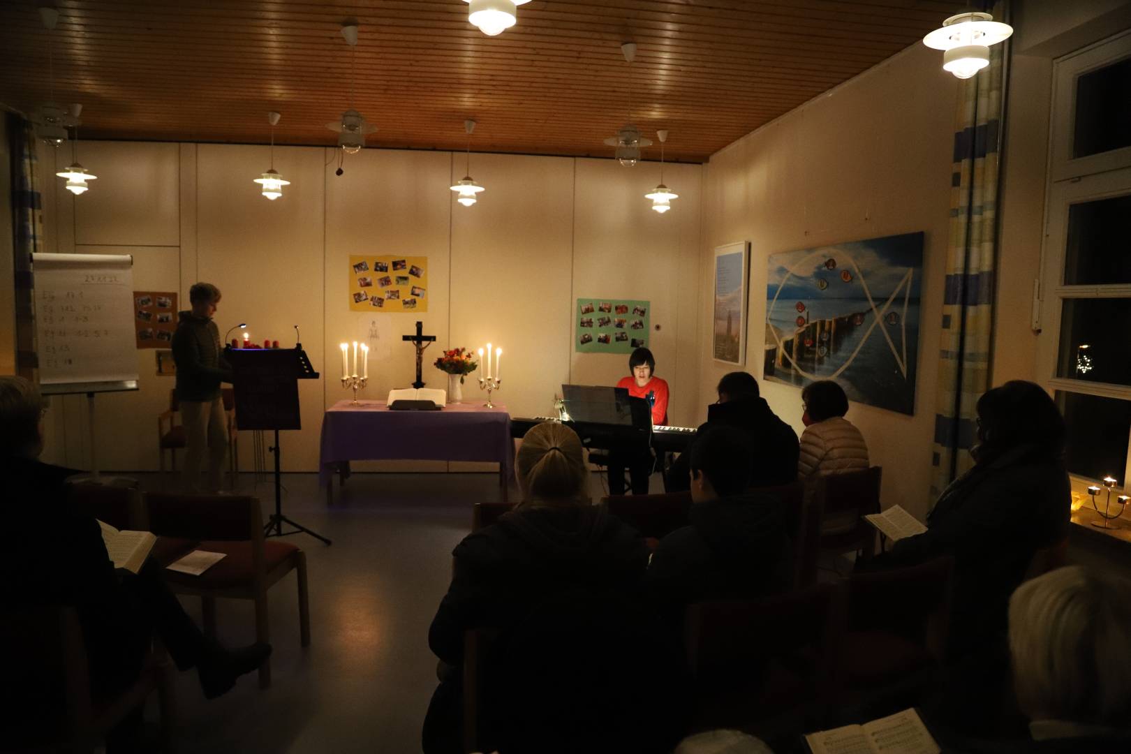 Lichtergottesdienst im Gemeindehaus in Duingen