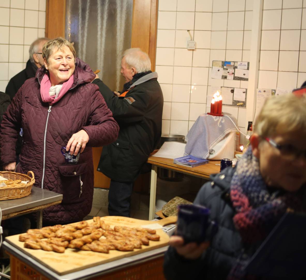 Lebendiger Adventskalender in der Backstube