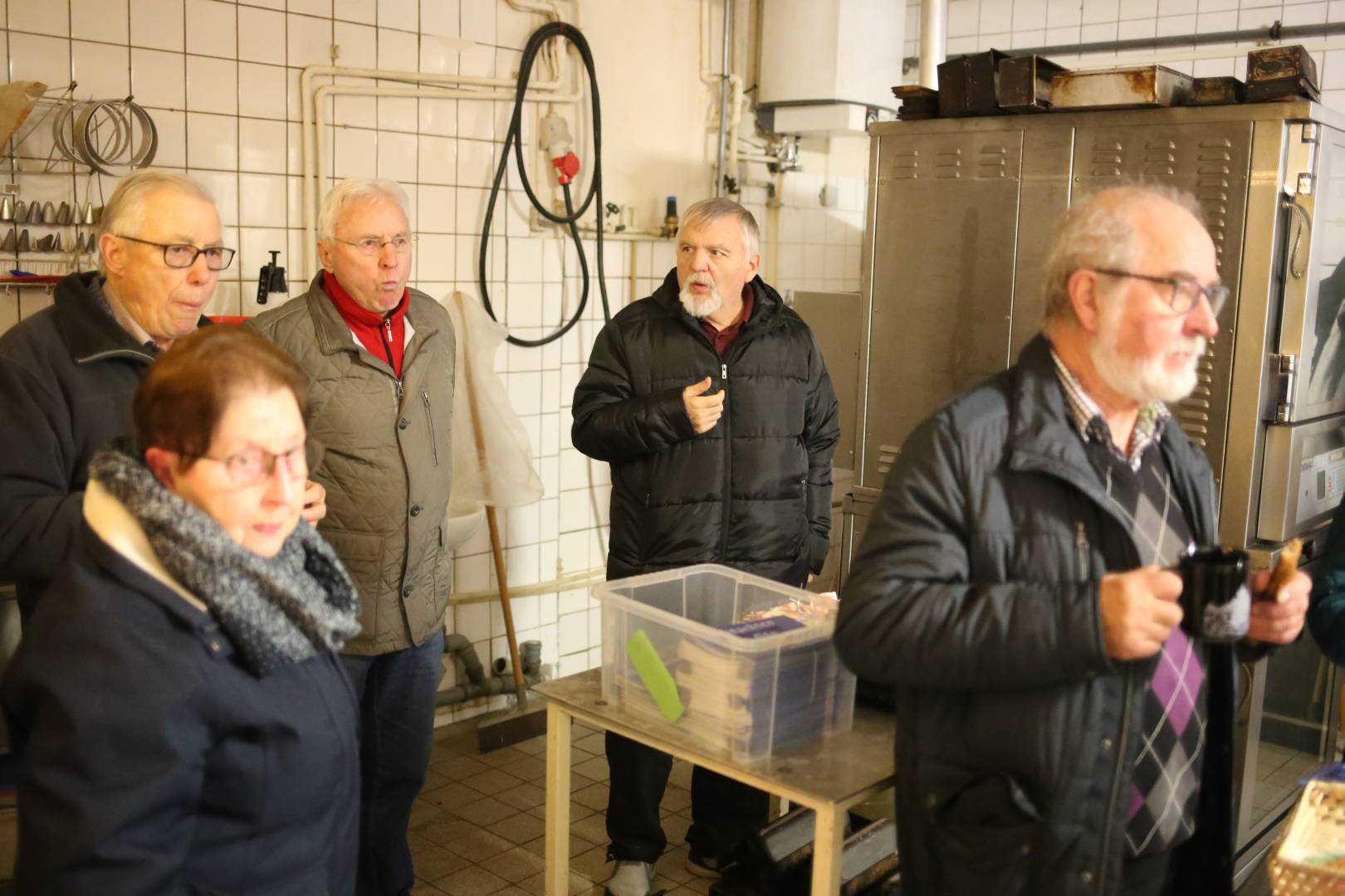 Lebendiger Adventskalender in der Backstube