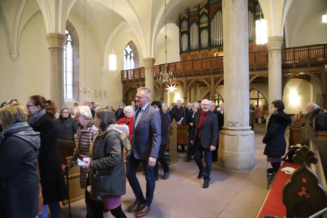 Einführung von Petra Woscholski als Prädikantin und Stefan Heinicke als Lektor in Gronau