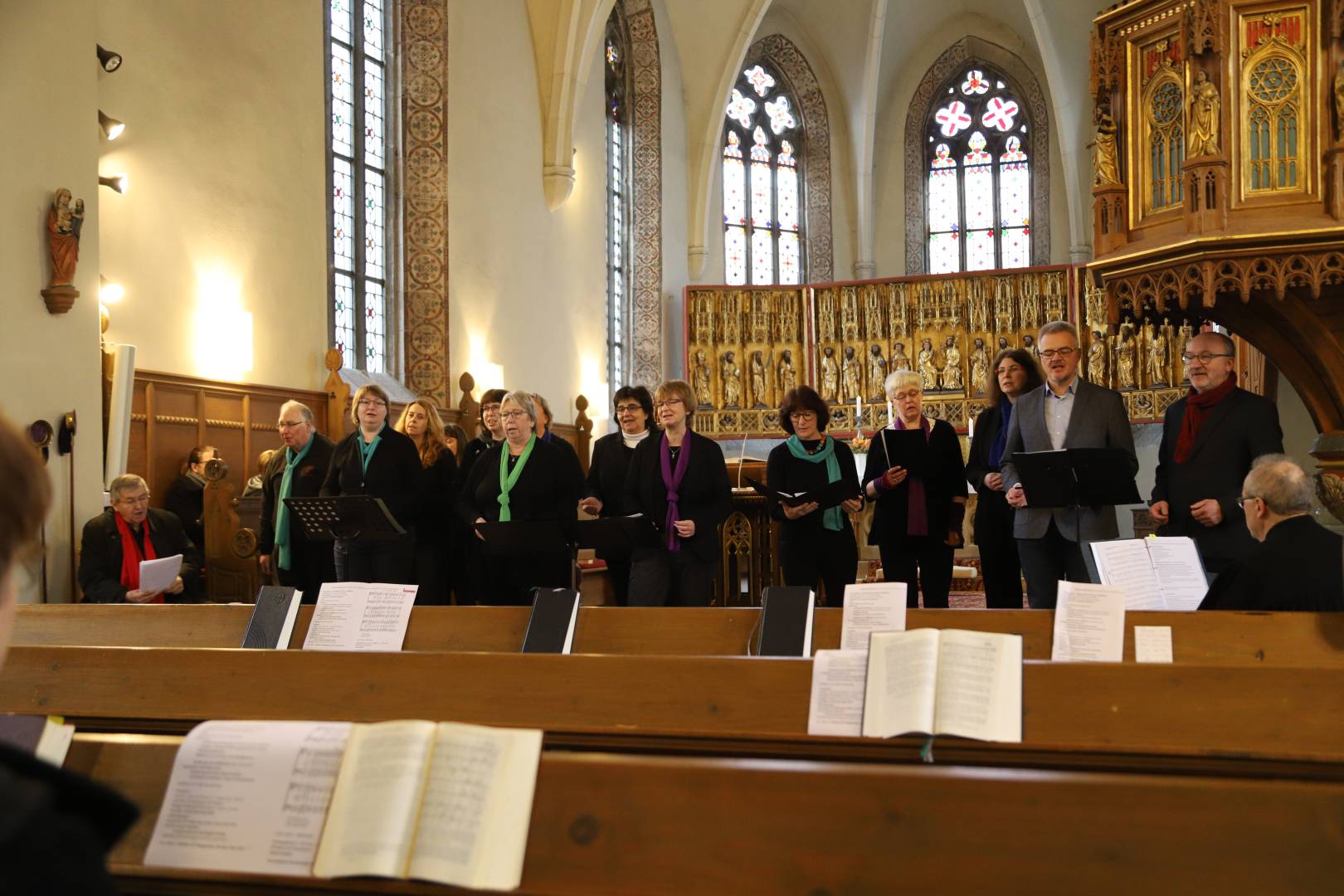 Einführung von Petra Woscholski als Prädikantin und Stefan Heinicke als Lektor in Gronau
