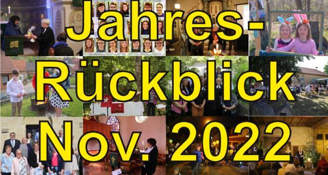 Jahresrückblick November 2022