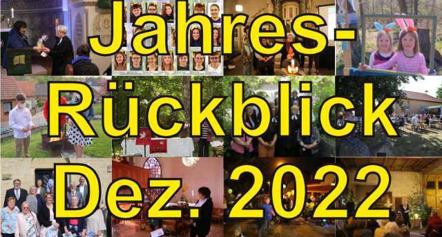Jahresrückblick Dezember 2022