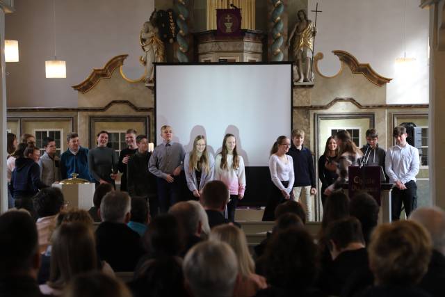 Vorstellungsgottesdienst der Konfirmanden