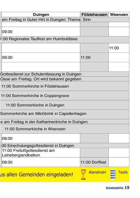 Gemeindebrief Juni 2023 - August 2023