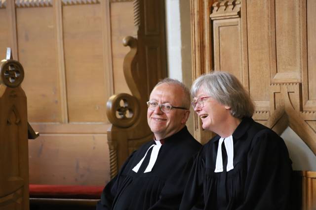 Verabschiedung von Pastorenehepaar Susanne und Wolfgang Richter in Gronau