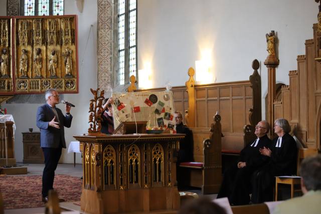 Verabschiedung von Pastorenehepaar Susanne und Wolfgang Richter in Gronau