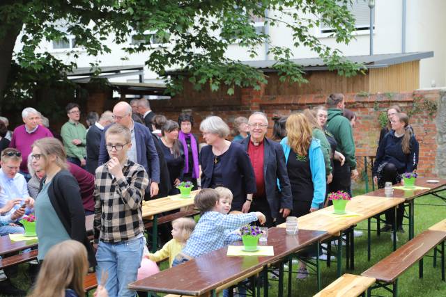 Verabschiedung von Pastorenehepaar Susanne und Wolfgang Richter in Gronau