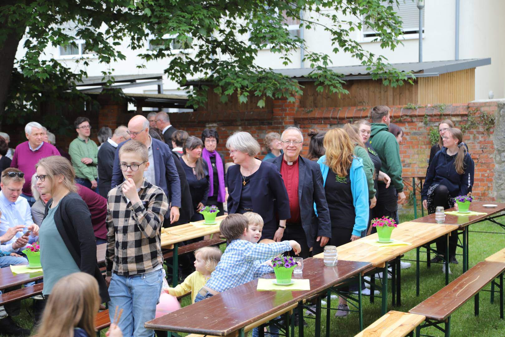 Verabschiedung von Pastorenehepaar Susanne und Wolfgang Richter in Gronau