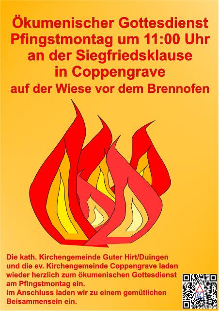 Ökumenischer Gottesdienst mit Feuer und Flamme