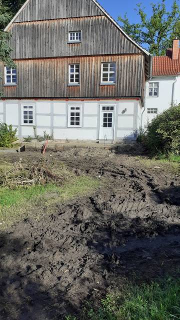 Baumaßnahme um die Katharinenkirche