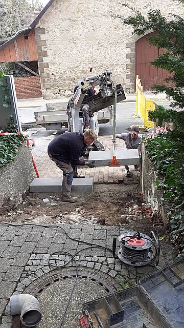 Erneuerung der Treppe zur Katharinenkirche