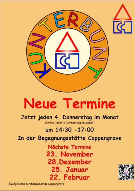 Vorankündigung KUNTERBUNT am 23. November