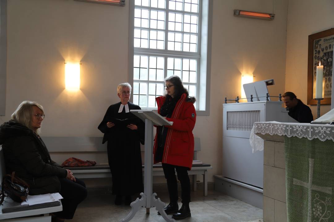 Finale der Winterkirche mit dem Märchen "Der Schneider im Himmel"
