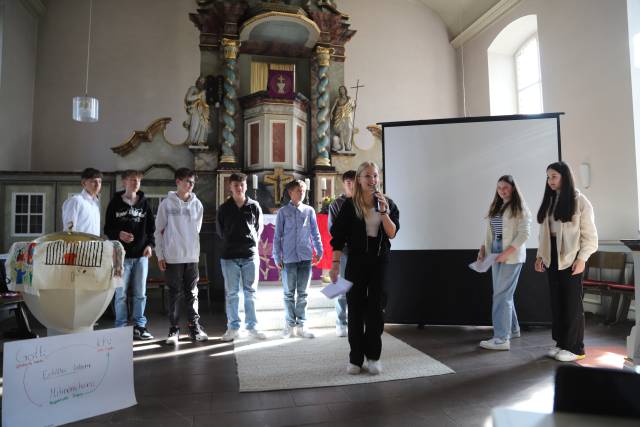 Vorstellungsgottesdienst der Konfirmanden