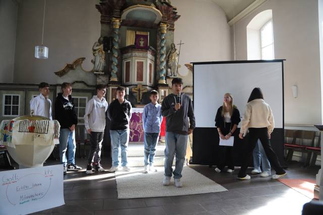 Vorstellungsgottesdienst der Konfirmanden