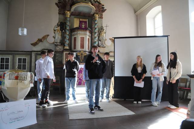 Vorstellungsgottesdienst der Konfirmanden