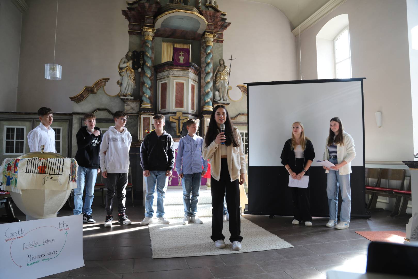 Vorstellungsgottesdienst der Konfirmanden