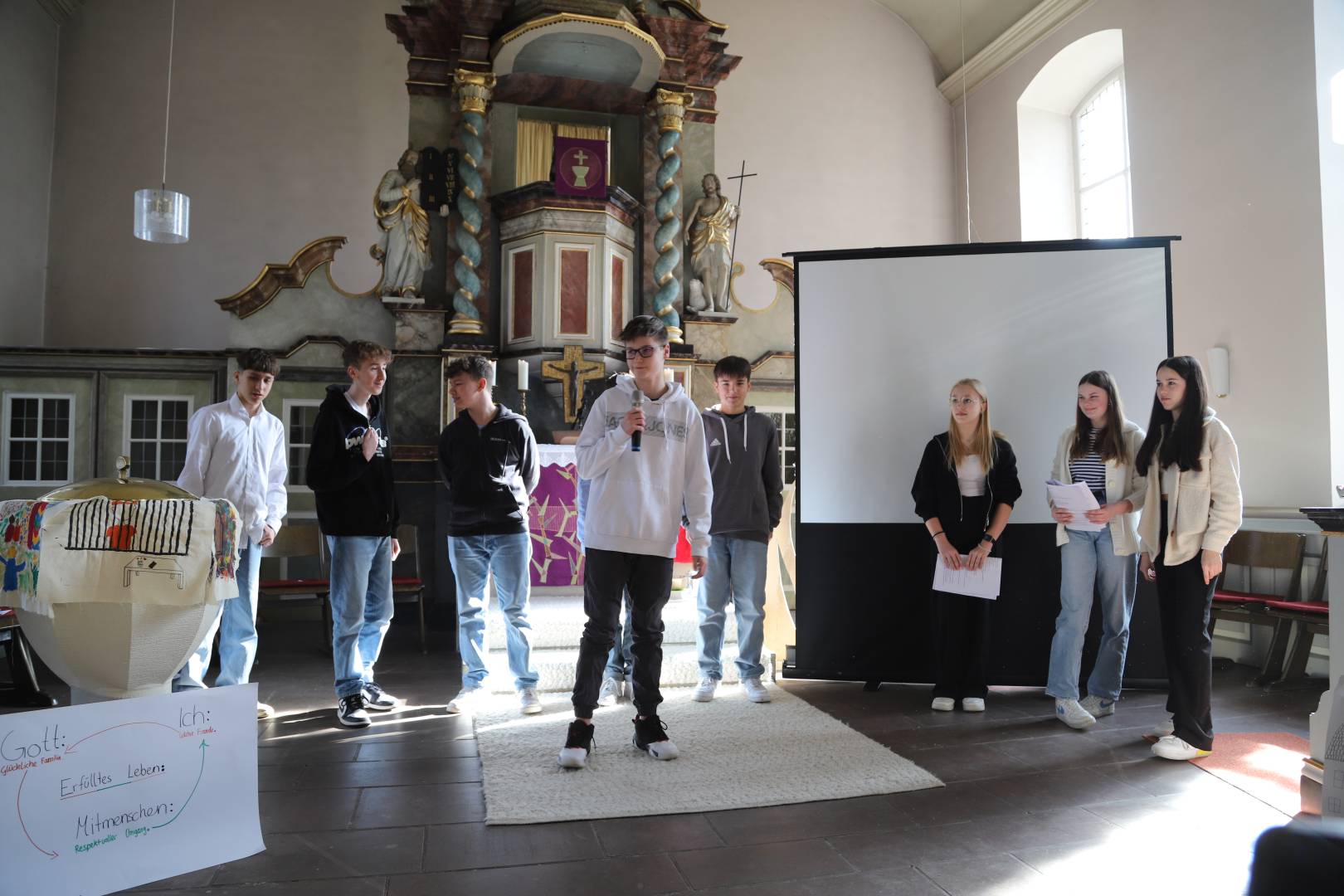 Vorstellungsgottesdienst der Konfirmanden