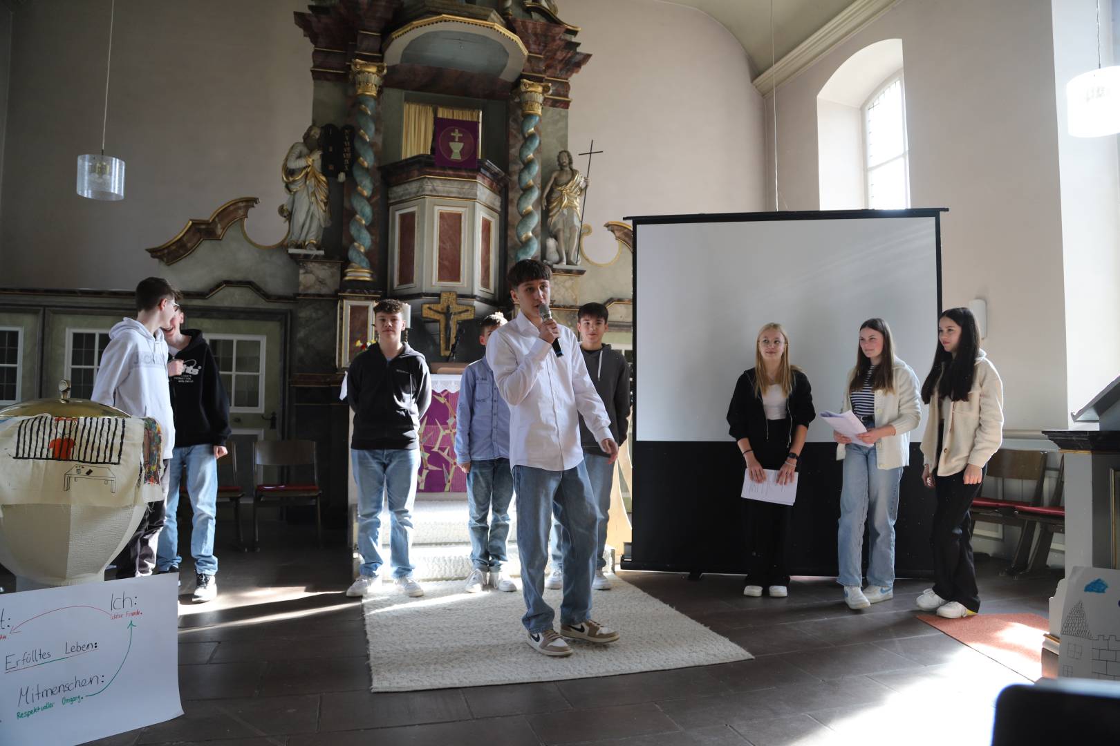 Vorstellungsgottesdienst der Konfirmanden