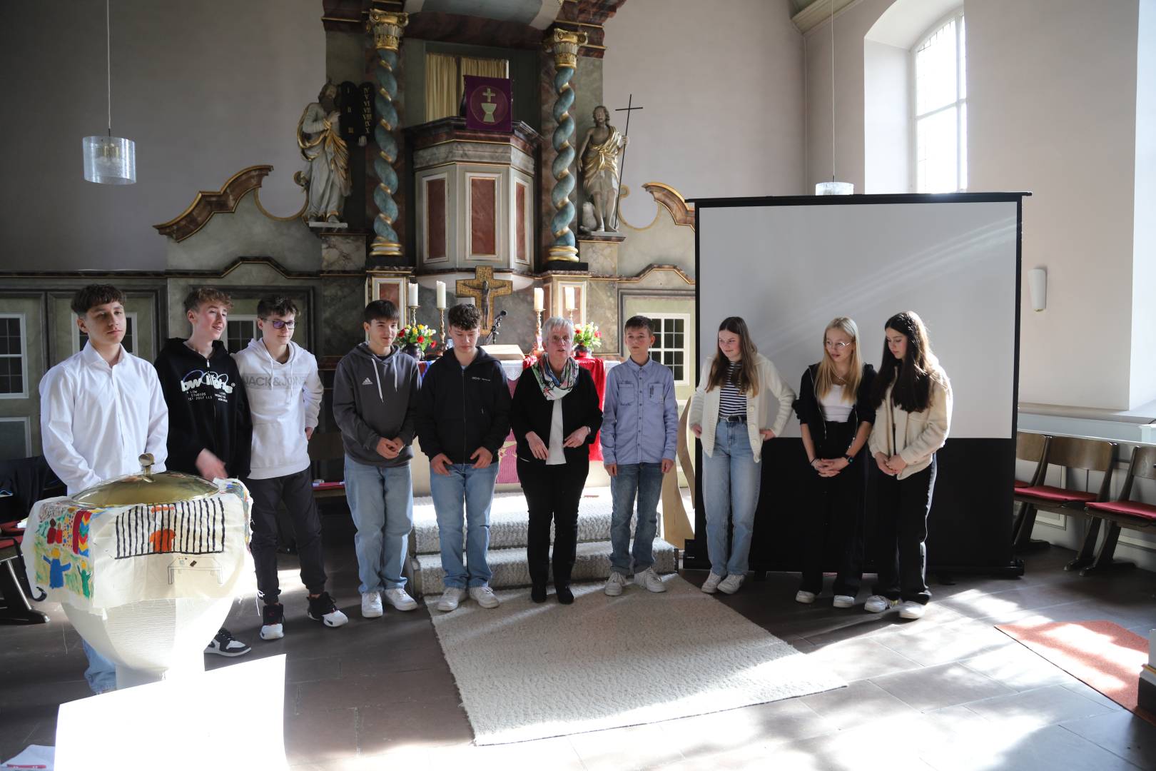 Vorstellungsgottesdienst der Konfirmanden