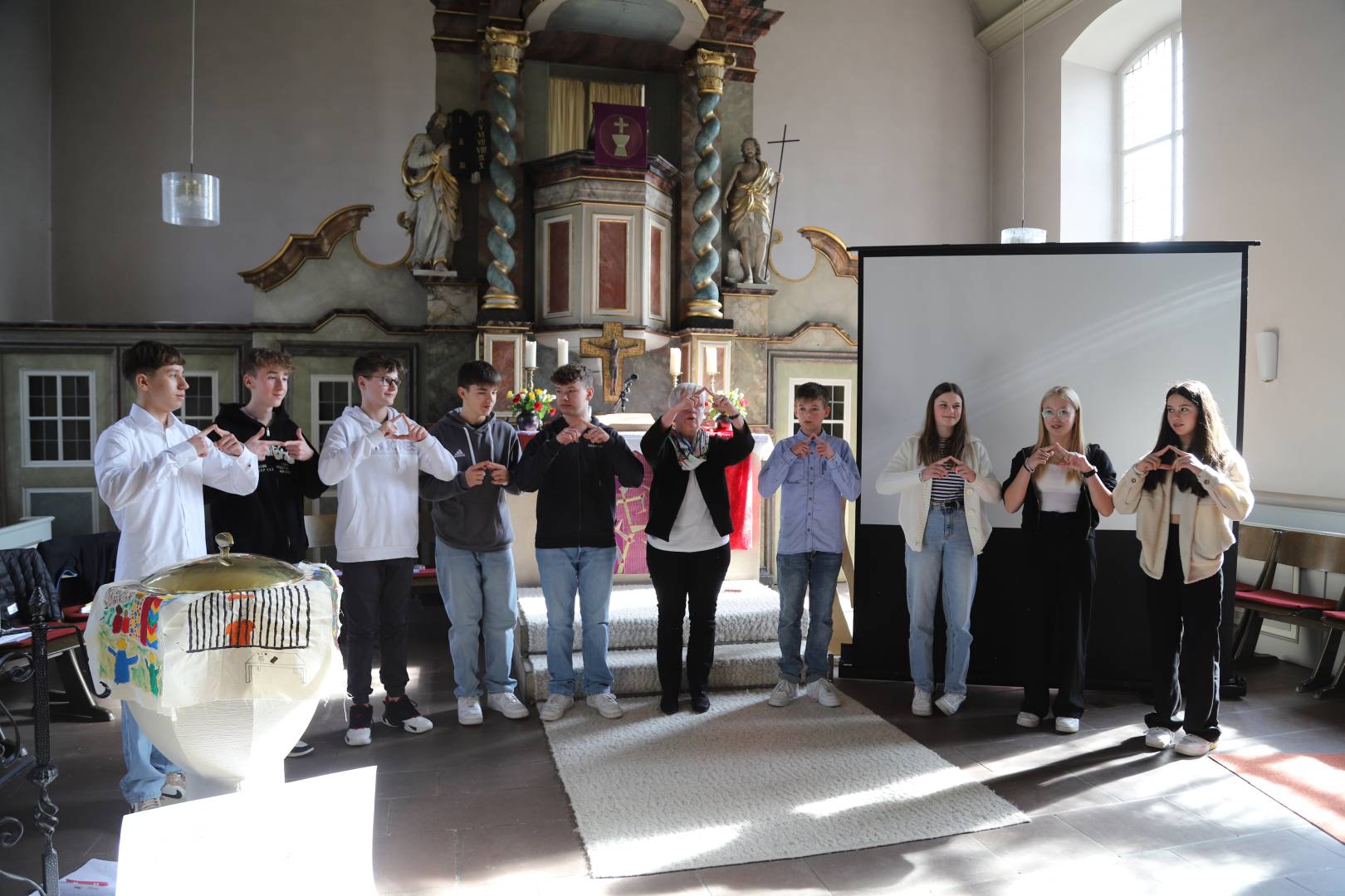 Vorstellungsgottesdienst der Konfirmanden