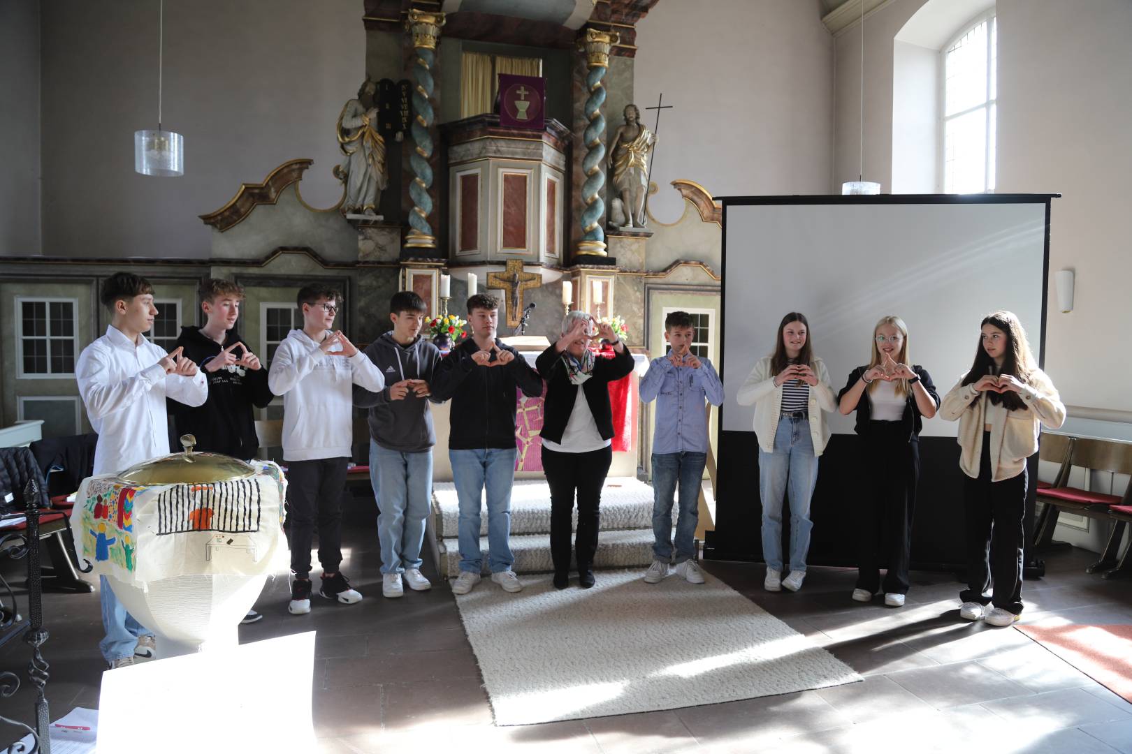 Vorstellungsgottesdienst der Konfirmanden