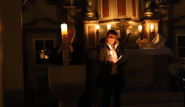 Osternacht in der Katharinenkirche