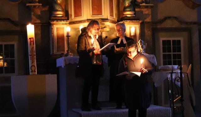 Osternacht in der Katharinenkirche